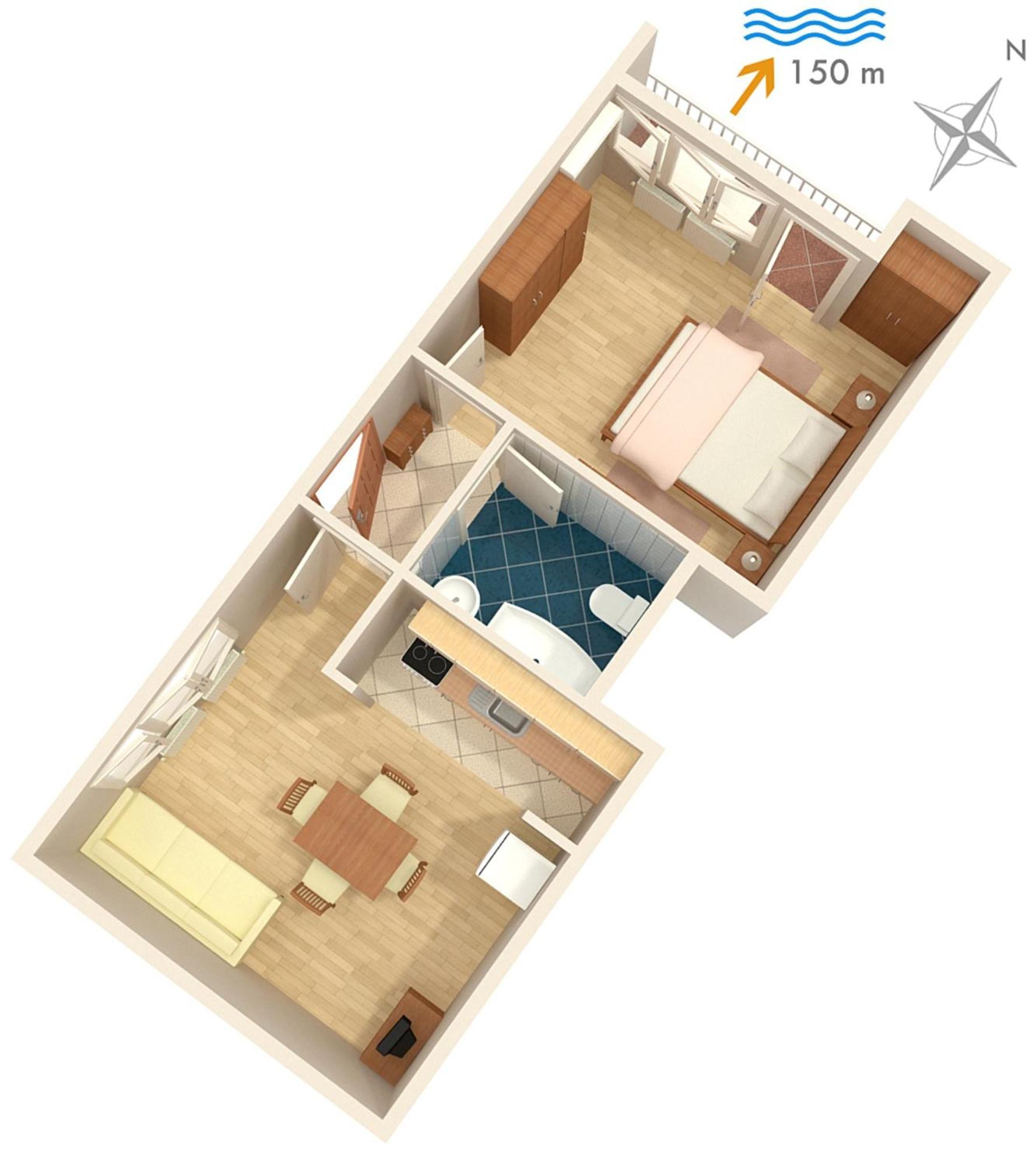 Apartments And Rooms With Parking Space マリ・ロシニュ エクステリア 写真